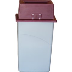 KA1951RD KatchAll Magnetic Flatware Retriever Trash Can Lid  - Burgundy