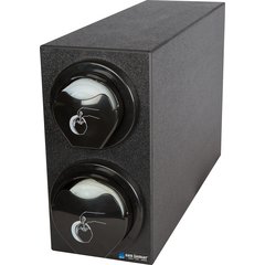L2912BK EZ-Fit® Lid Dispenser L2200C and L2400C Trim Rings Cabinet, 1 each - Black  - Black