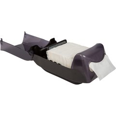 H5003TBK Venue® Countertop Napkin Dispenser, Interfold, 550 Napkin, Black  - Black