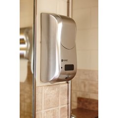 SH970SS Summit Rely® Hybrid Electronic Soap, Liquid & Lotion, 900 mL, Stainless Steel - Stainless Steel