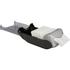 H5004CL Venue® Countertop Napkin Dispenser, Mini Interfold, 550 Napkin, Clear  - Black