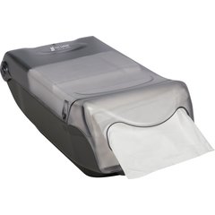H5004CL Venue® Countertop Napkin Dispenser, Mini Interfold, 550 Napkin, Clear  - Black
