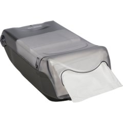 H5004CL Venue® Countertop Napkin Dispenser, Mini Interfold, 550 Napkin, Clear  - Black