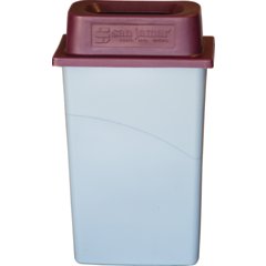 KA1950RD KatchAll Magnetic Flatware Retriever Trash Can Lid  - Burgundy