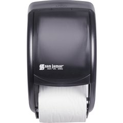 R3500TBK Classic Duett Standard Bath Tissue Dispenser, 1.6" core, Black Pearl  - Black