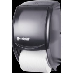 R3500TBK Classic Duett Standard Bath Tissue Dispenser, 1.6" core, Black Pearl  - Black