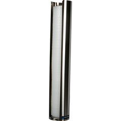 L3400 Wall-Mount Lid Dispenser - 12-24 oz. - Single Lid  - Stainless Steel