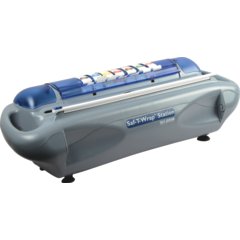 SW1218SC SAF-T-WRAP STATION W/ SLIDE CUTTER - Chrome