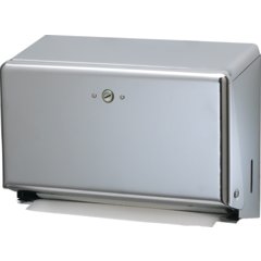 T1950XC Metal Mini 250 Multifold/150 C-Fold Towel Dispenser, Chrome 11.75 x 4.25 x 8.25 - Chrome