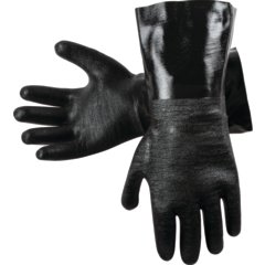 1214 NEOPRENE DISHWASHING GLOVE - 14IN L  - Black