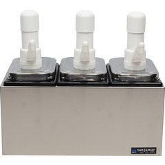 P9713 Condiment Pump Service Center - 3 Pump  - Silver