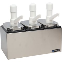 P9713 Condiment Pump Service Center - 3 Pump  - Silver