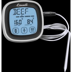 THDGTMTS Touch Screen Thermometer & Timer Black  - Black
