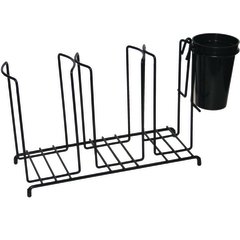 C8003WFS WIRE FORM DISP 3 COMP W/STRAW CADDY