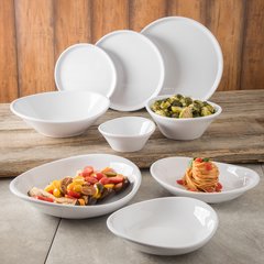 5300002 Stadia Melamine Dinner Plate 10.5" - White