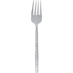 60202 Terra™ Cold Meat Fork 12" - Hammered Mirror Finish - Stainless Steel