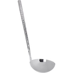 60203 Terra™ Ladle 13.5" - 4 oz - Hammered Mirror Finish - Stainless Steel