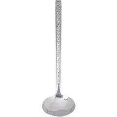 60208 Terra™ Ladle 9.5" - 1 oz - Hammered Mirror Finish - Stainless Steel