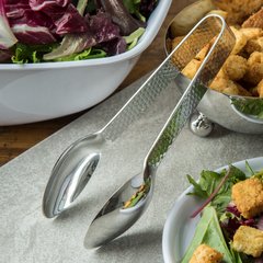 60209 Terra™ Tong 7" - Hammered Mirror Finish - Stainless Steel