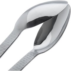 60210 Terra™ Tong 10" - Hammered Mirror Finish - Stainless Steel