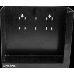 PCL3ADJ Portion Cup & Lid Organizer - Adjustable  - Black