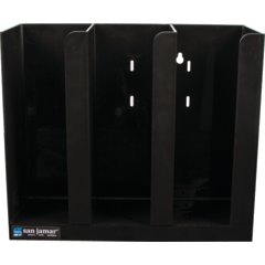 PCL3ADJ Portion Cup & Lid Organizer - Adjustable  - Black