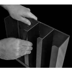 PCL2 Portion Cup & Lid Organizer  - Black