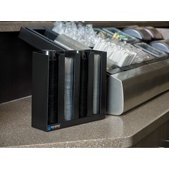 PCL2 Portion Cup & Lid Organizer  - Black
