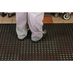 KM1100 EZ-Mats Light Duty 3' x 5' x 1/2" Black - Bevelled  - Black
