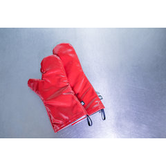 EZK15 EZ-Kleen Conventional Oven Mitt 15" - Red