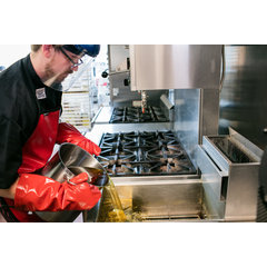 EZK17 EZ-Kleen Conventional Oven Mitt 17" - Red