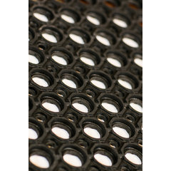 KM2100 Tuf-Mats Medium Duty 3' x 5' x 3/4" - Black  - Black