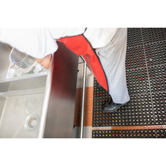 KM2100 Tuf-Mats Medium Duty 3' x 5' x 3/4" - Black  - Black