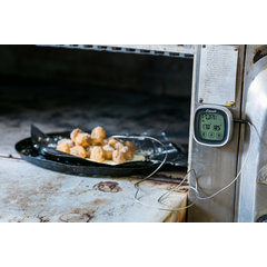 THDGTMTS Touch Screen Thermometer & Timer Black  - Black