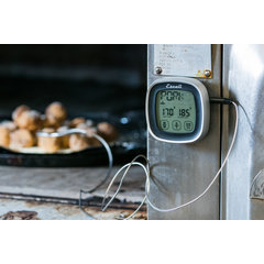 THDGTMTS Touch Screen Thermometer & Timer Black  - Black