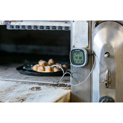 THDGTMTS Touch Screen Thermometer & Timer Black  - Black