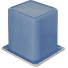 CM1105C1402 Coldmaster® CoolCheck® Sixth-Size High Capacity Food Pan 1.7 qt - White/Blue