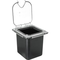 CM10319Z07 Coldmaster® EZ Access Lid with Notch 1/6 Size - Clear