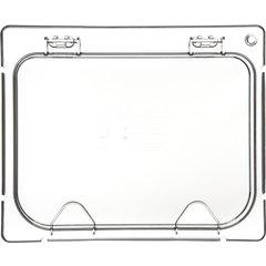 CM10239Z07 Coldmaster® EZ Access Lid with Notch 1/2 Size - Clear