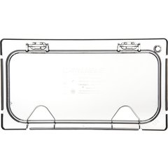 CM10280Z07 Coldmaster® EZ Access Lid with Notches 1/3 Size - Clear