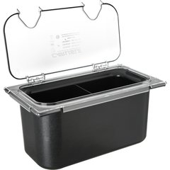 CM10280Z07 Coldmaster® EZ Access Lid with Notches 1/3 Size - Clear