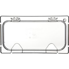 CM10279Z07 Coldmaster® EZ Access Lid with Notch 1/3 Size - Clear