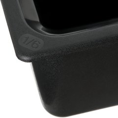 CM110403 Coldmaster® Deep Food Pan 1/6 Size - Black
