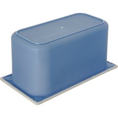 CM1103C1402 Coldmaster® CoolCheck® Third-Size Divided Food Pan 3.4 qt - White/Blue