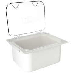 CM10238Z07 Coldmaster® EZ Access Lid 1/2 Size - Clear