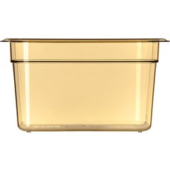 3088213 StorPlus™ High Heat Food Pan 1/4 Size, 6" Deep - Amber
