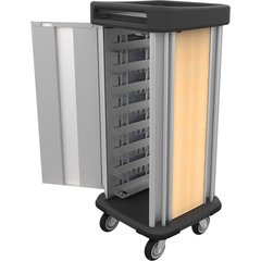 DXSU1T1D8 Dinex® TQ Supreme Cart - 1 Trays 1 Door 8 Trays - Stainless Steel