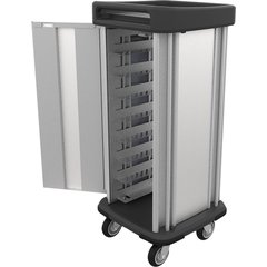 DXSU1T1D8 Dinex® TQ Supreme Cart - 1 Trays 1 Door 8 Trays - Stainless Steel