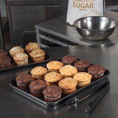 1318FMT309 Fiberglass Market Tray 17 3/4" x 12-3/4" x 1" - Ebony