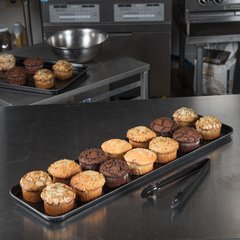 830FMT309 Fiberglass Market Tray 30" x 8 1/2" x 3/4" - Ebony